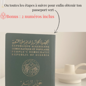 E-book nationalité algérienne + Bonus