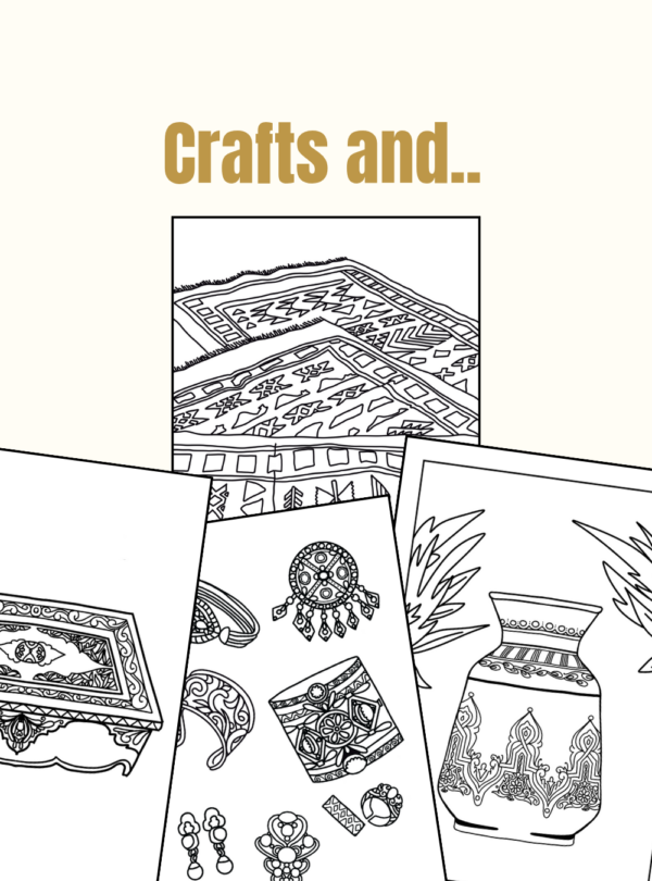 30 coloriages adulte sur l´art islamique, décoration, artisanat, mode orientale & berbère - pdf téléchargeable instantané – Image 4