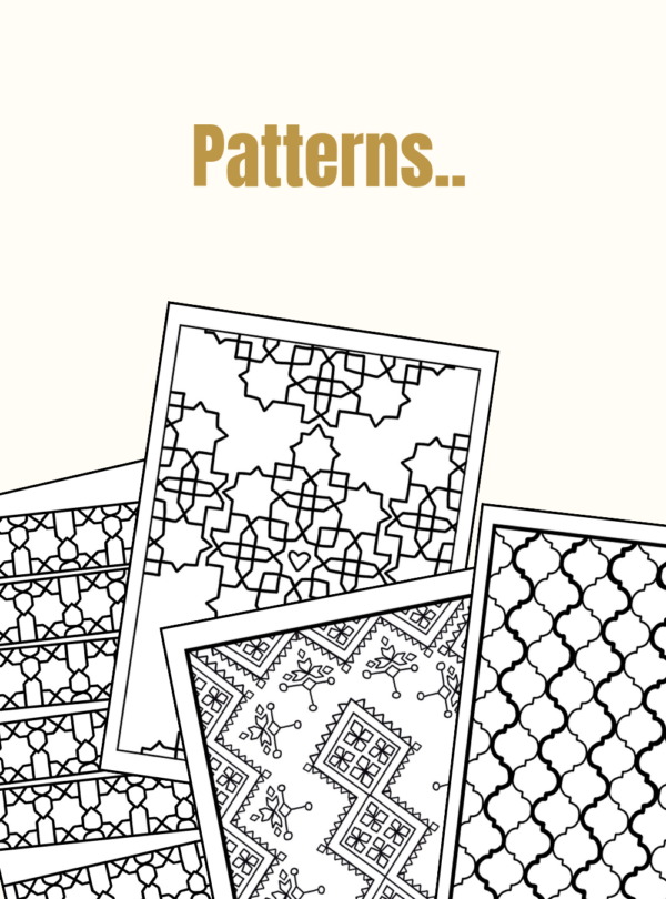 30 coloriages adulte sur l´art islamique, décoration, artisanat, mode orientale & berbère - pdf téléchargeable instantané – Image 3